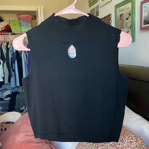 NWT brandy melville mock neck sweater vest